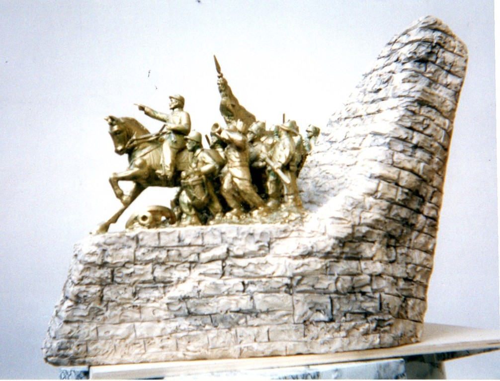 Battaglia di Castelfidardo, miniatura in resina, Museo di Windang (Australia) 1998