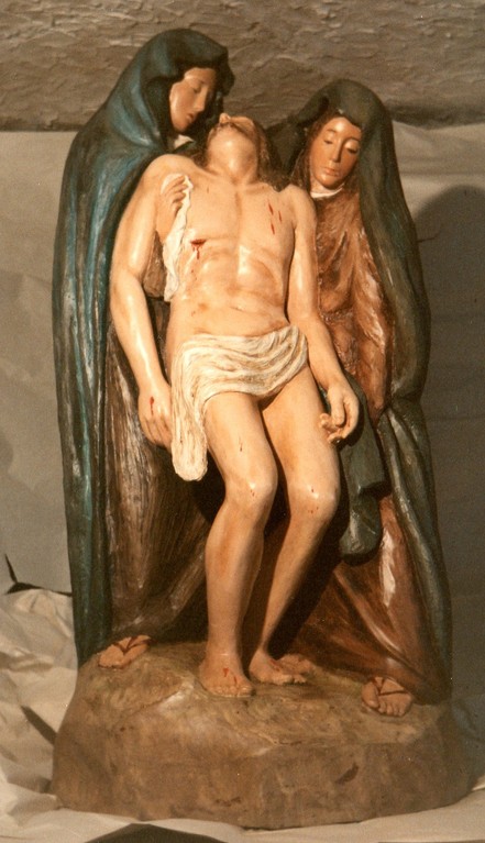 La pietà, Chiesa S. Flaviano, Villa Musone di Loreto (AN) 1972