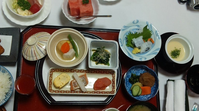 一日目朝食