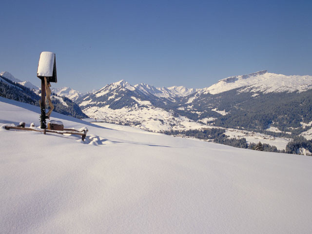 Das Kleinwalsertal mit dem Hohen Ifen, einem weiteren Wahrzeichen des Tales