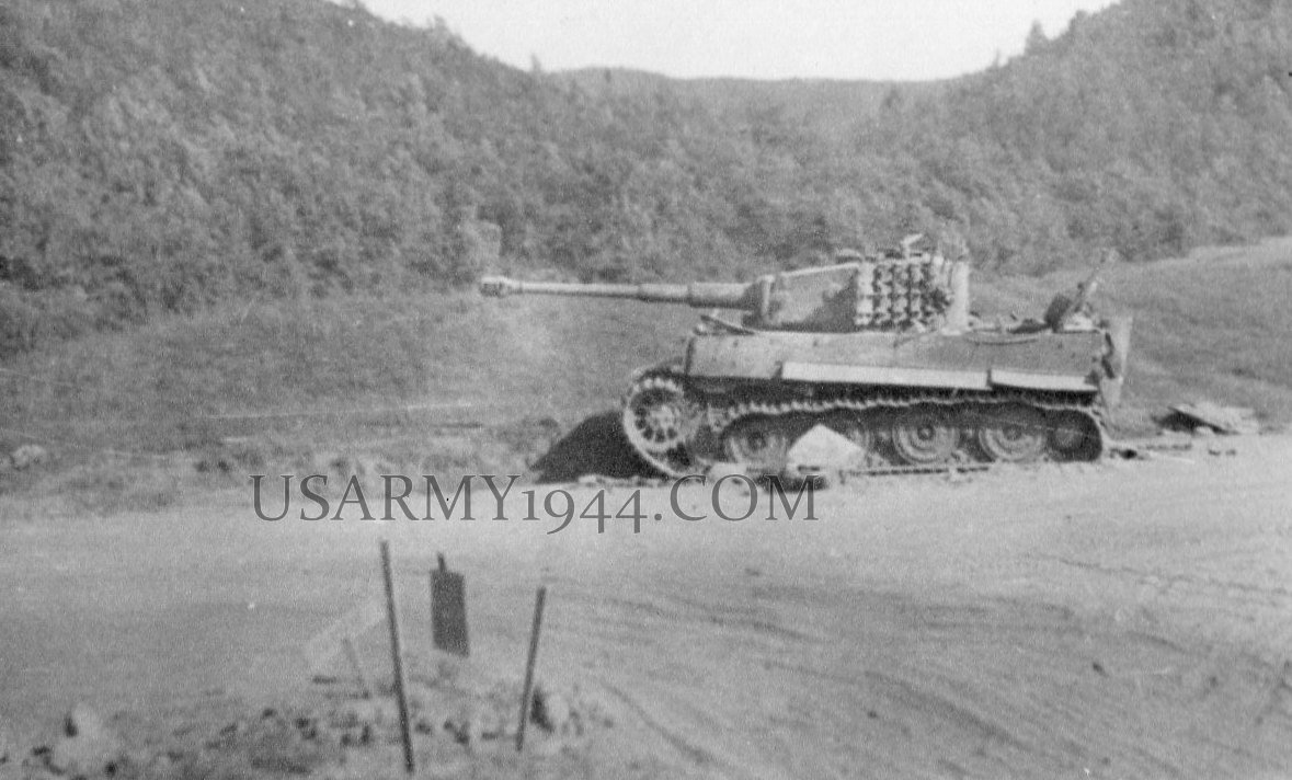 German Tank near Massa Marittima 1944