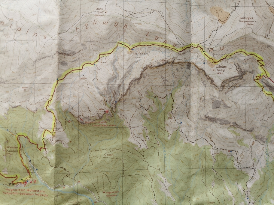 Etappe 2 - Fernwandern - Transkaukasiantrail - Haghartsin