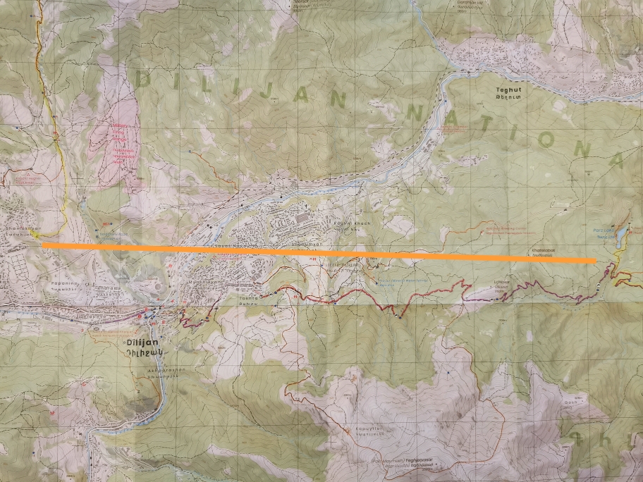 Eingesparte Strecke - Transkaukasiantrail - Dilijan - Armenien - Wandern 