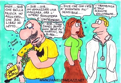 Spiccata sensibilità: © 2012 Testo, disegni e colori di Daniele "Tarlo" Tarlazzi