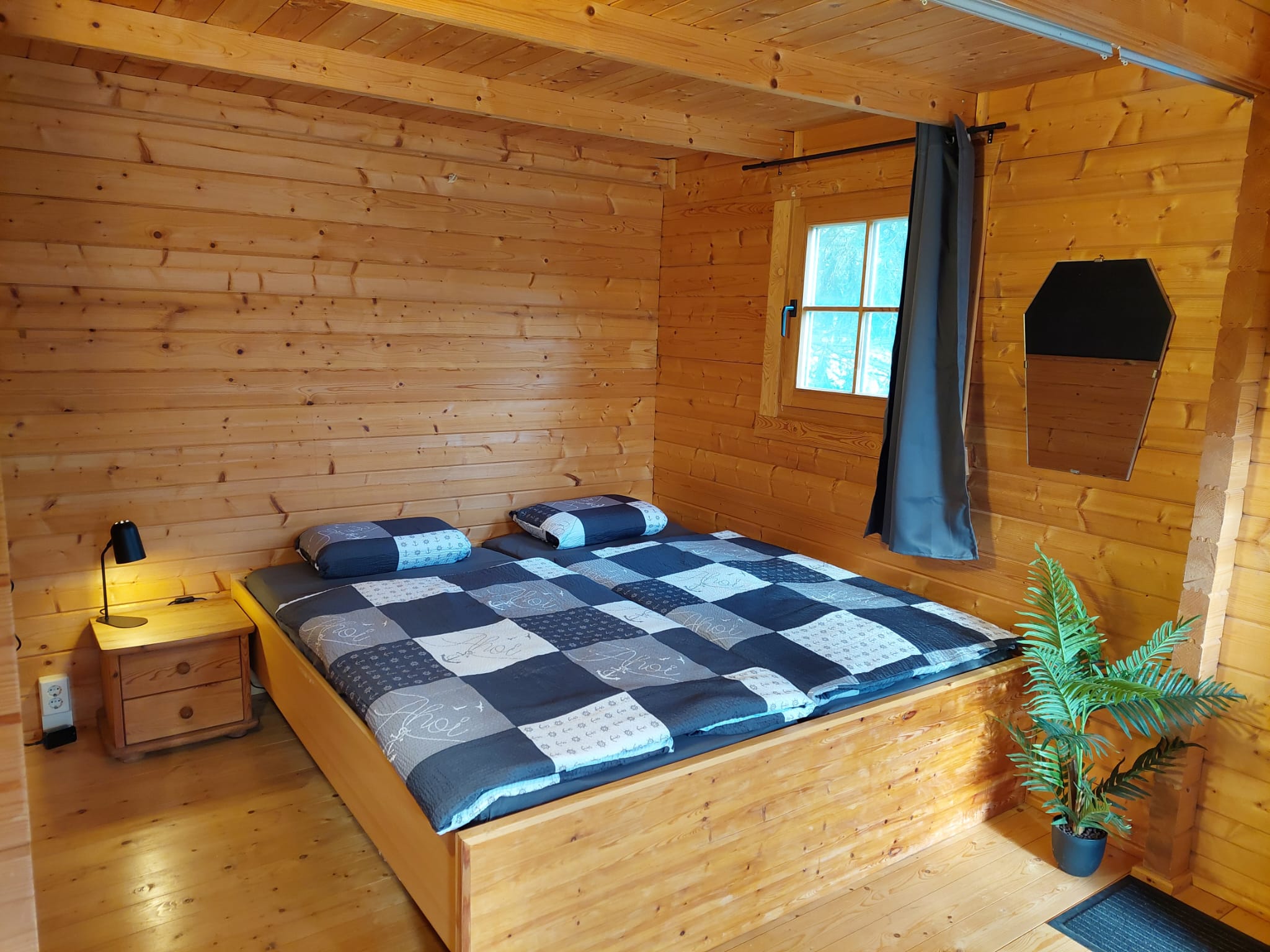 Bezogenes Doppelbett