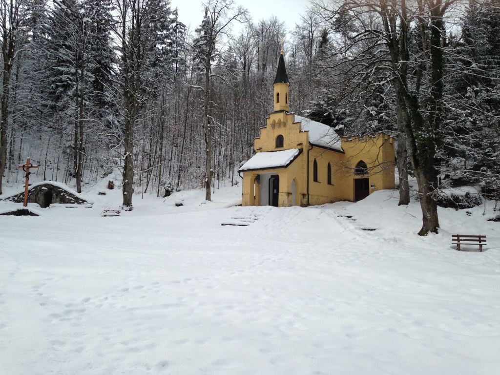 Marienkapelle auf halbem Weg zum Kalvarienberg bei Füssen