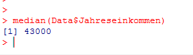 R Median berechnen
