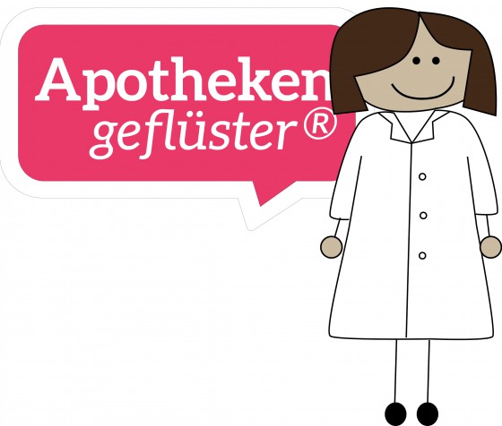 Apothekengeflüster® Logo mit Apothekerin 560x476