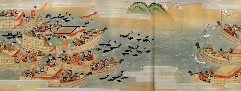 半額SALE☆ 平家物語 絵巻 12巻揃い 送料込み、小松茂美 日本画豪華