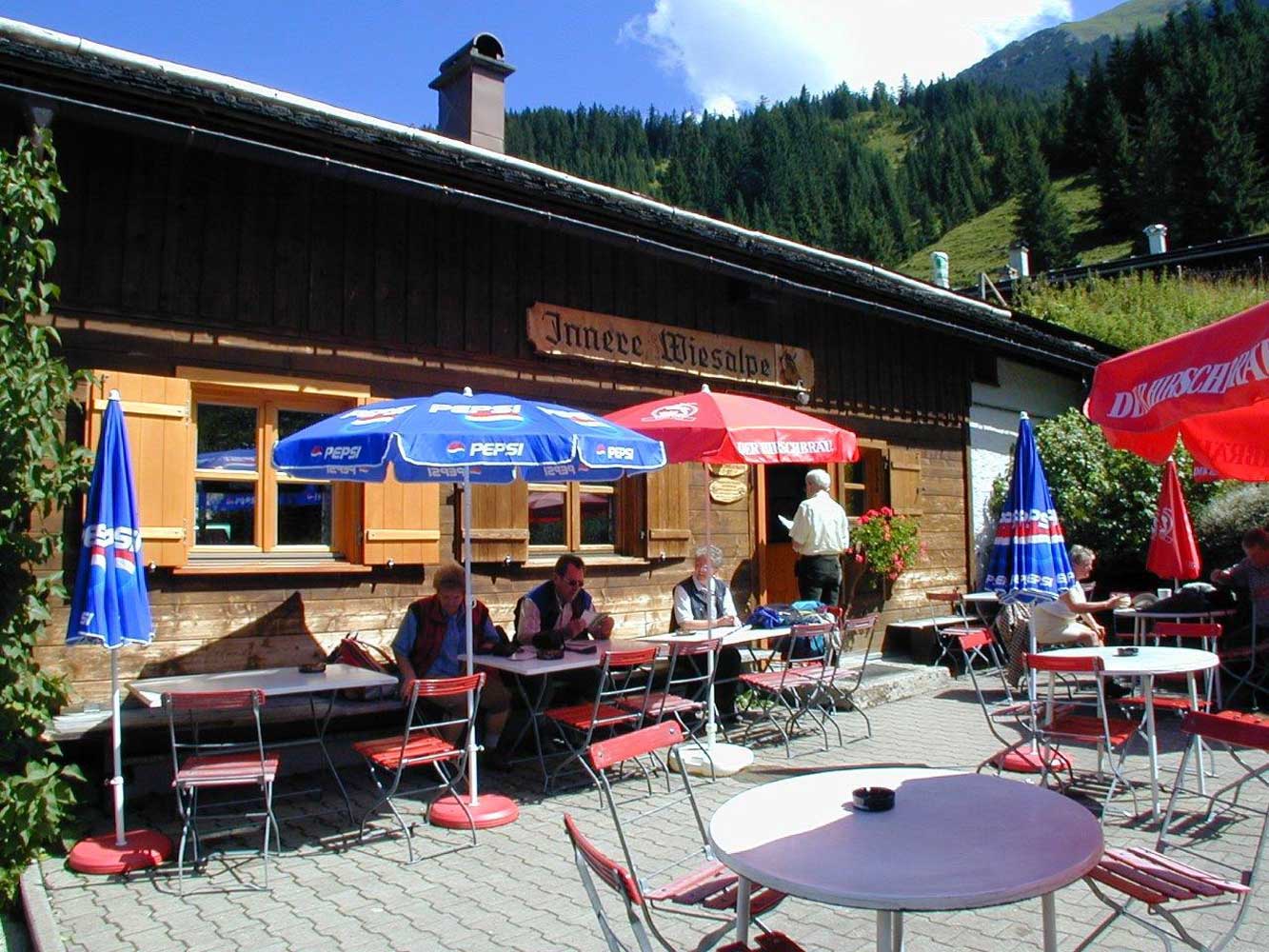 Innere Wiesalpe Kleinwalsertal, Ausflugsziel, Alpe, Brotzeit – Sommerfeeling