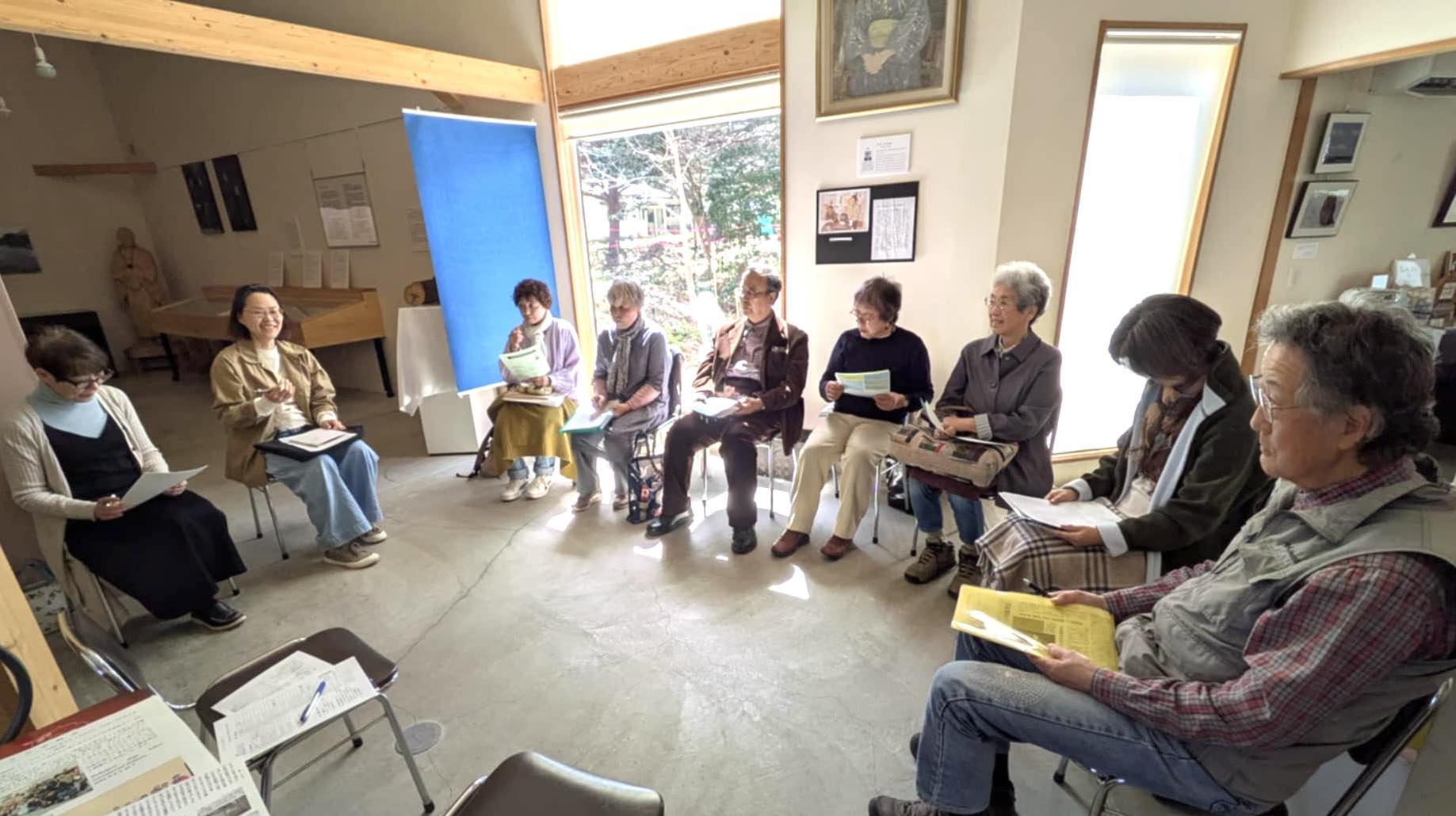 スタッフ定例会に新人さんが