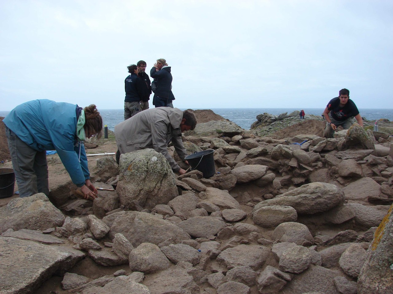 Nouvelles fouilles archéologiques à l'île d'Yeu sur la Pointe de Ker