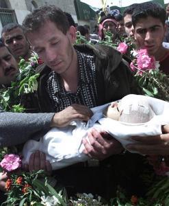 Aya Abu Salmiya 7, july 12 2006 Husband, his wife and their seven children killed by Israeli shells in Gaza