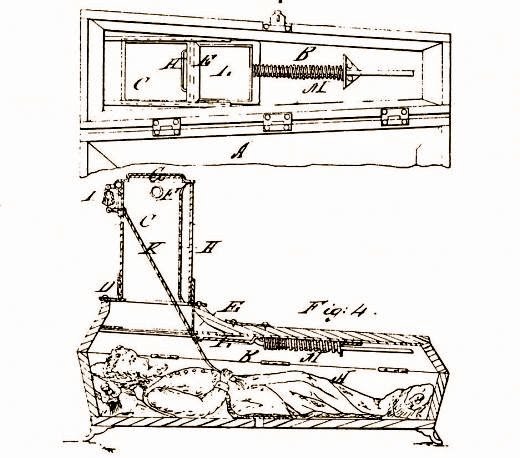 1868 – Prototipo munito di campanella e scaletta per accedere all’esterno.