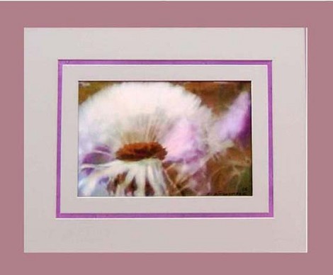 Nr. 5/03 Airbrush auf Fin Art  Papier 50x40 cm inkl. Karton -Passepartout, Glas, Metallr. Bronze eluxiert  m. Rückwand  € 320,-  