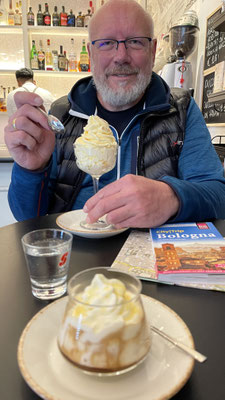 Espresso mit Zabalone und eine Mascarpone Creme