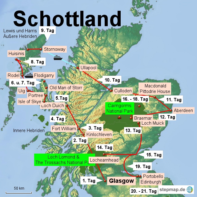 3 Wochen durch Schottland mit dem Wohnmobil