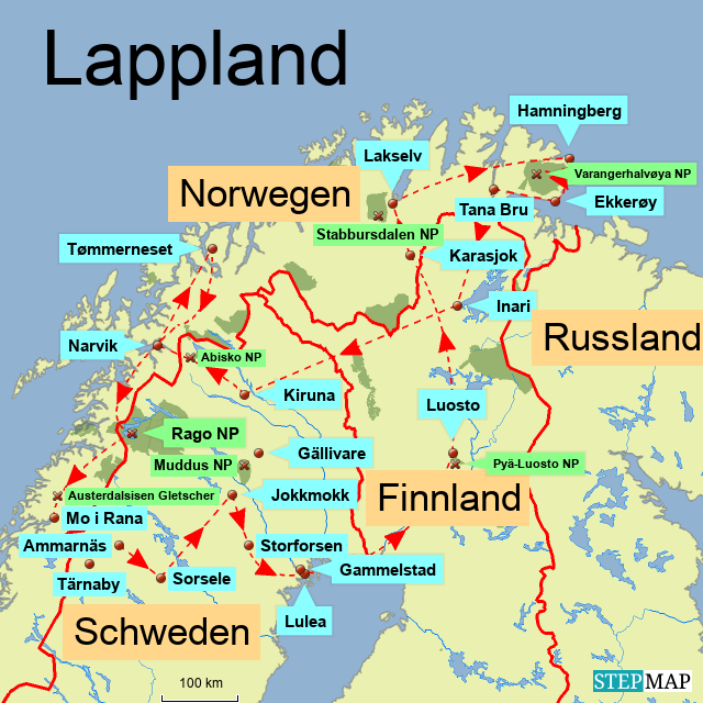 Lappland mit dem Wohnmobil 