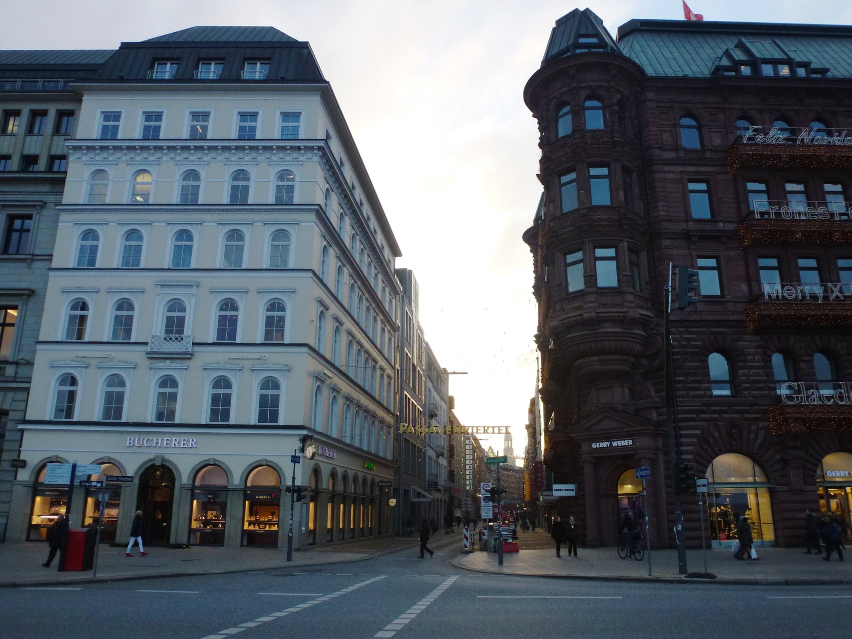 Blick in die Große Bleichen