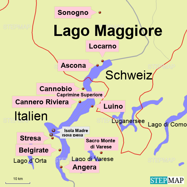 8-tägige Reise mit dem Wohnmobil an den Lago Maggiore