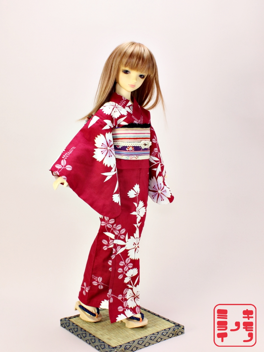 Kサイズ浴衣 - ドール着物 通販 キモノノミライ Kサイズ浴衣 - ドール着物 通販 キモノノミライ