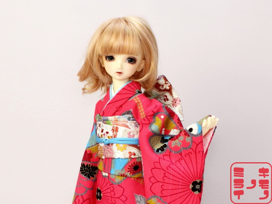 MSD 着物,SDM kimono,16inch doll