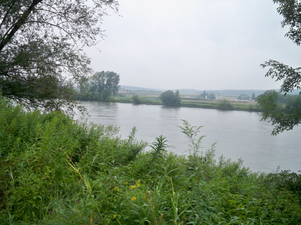 Le Danube sous la pluie