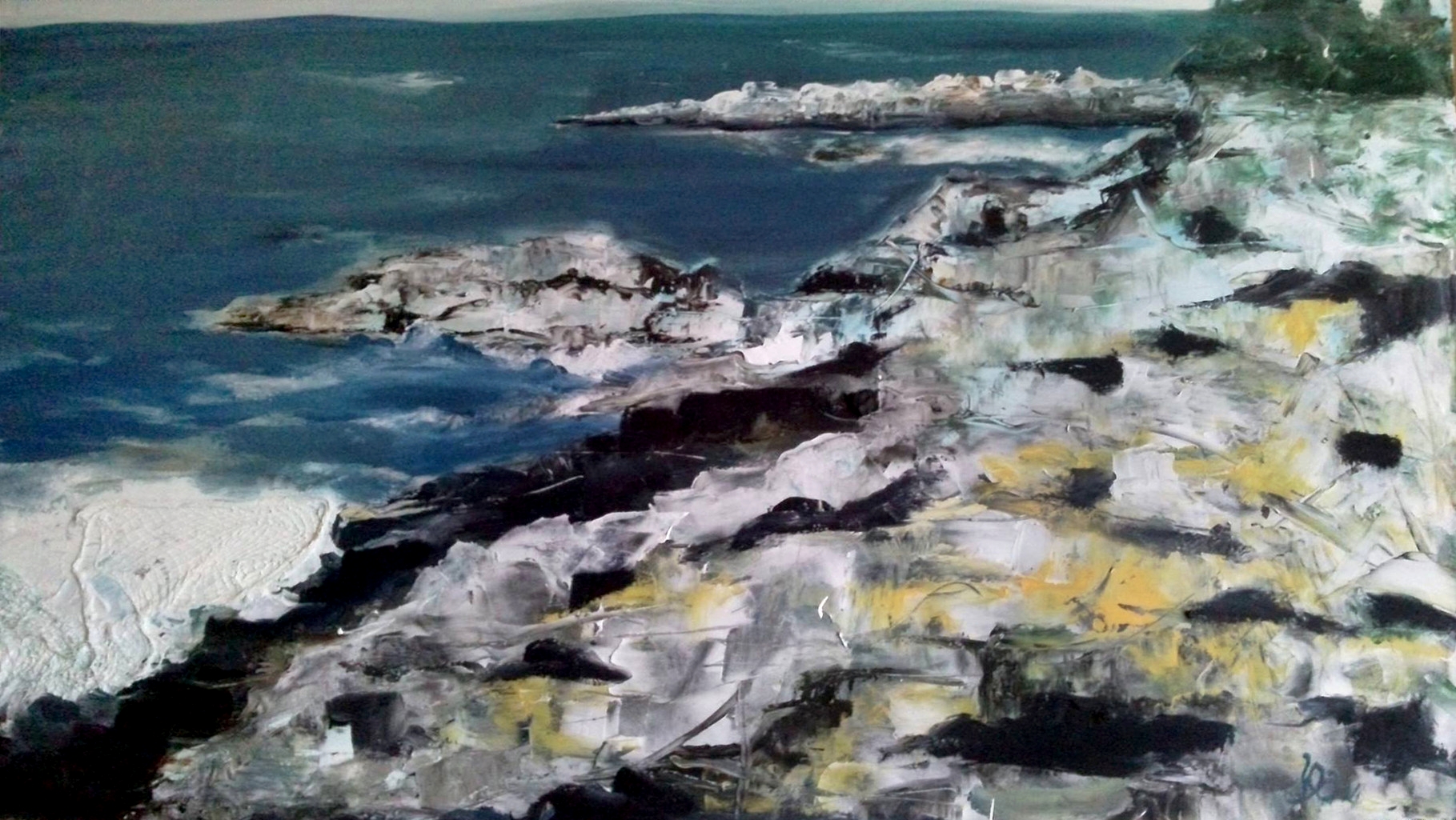 "Kroatien"     Mischtechnik          120 x 160                              