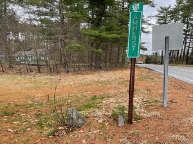 Amherst/Hollis Town Line Marker