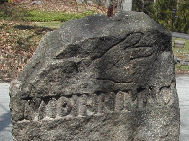 Old Manchester Rd. and Narragansett Rd. Guidepost