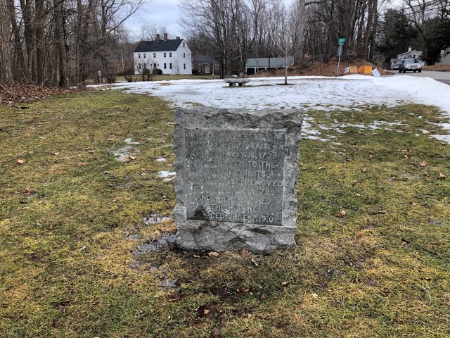 First Meetinghouse Granite Marker