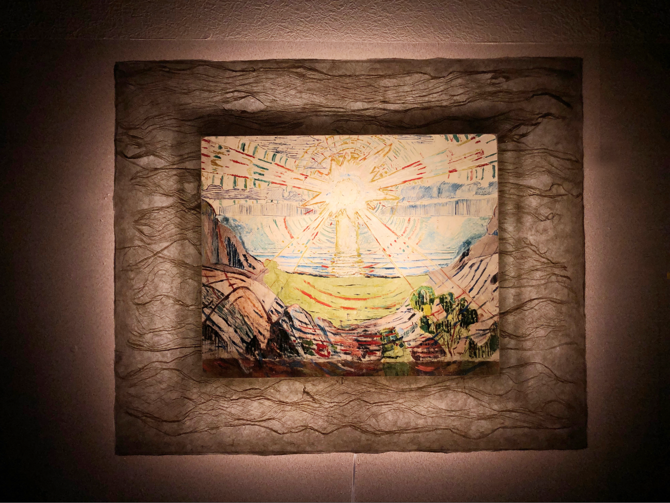 ムンク 絵画 販売 太陽 - 越前和紙フレームとインテリア絵画の