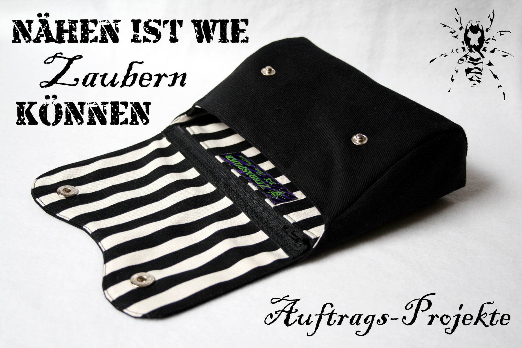 Nähen ist wie zaubern können (Aufträge) Zebraspider AntiFashion as dark, eco and fair as it Nähen ist wie zaubern können (Aufträge) Zebraspider AntiFashion as dark, eco and fair as it