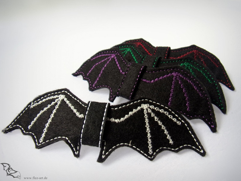 FlezArt Batwings-Haarspange - Zebraspider DIY Blog