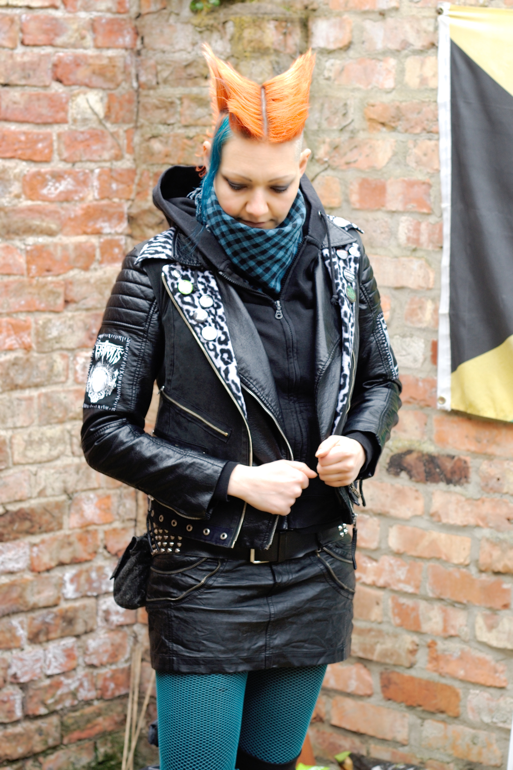 Projekt Lederjacke & politische Gedanken - Jacke und Weste - Zebraspider DIY Anti-Fashion Blog