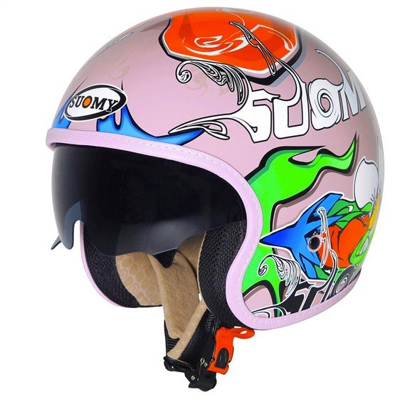SUOMY JET 70 S PINK DRAKE HELMET peragromoto I Curating