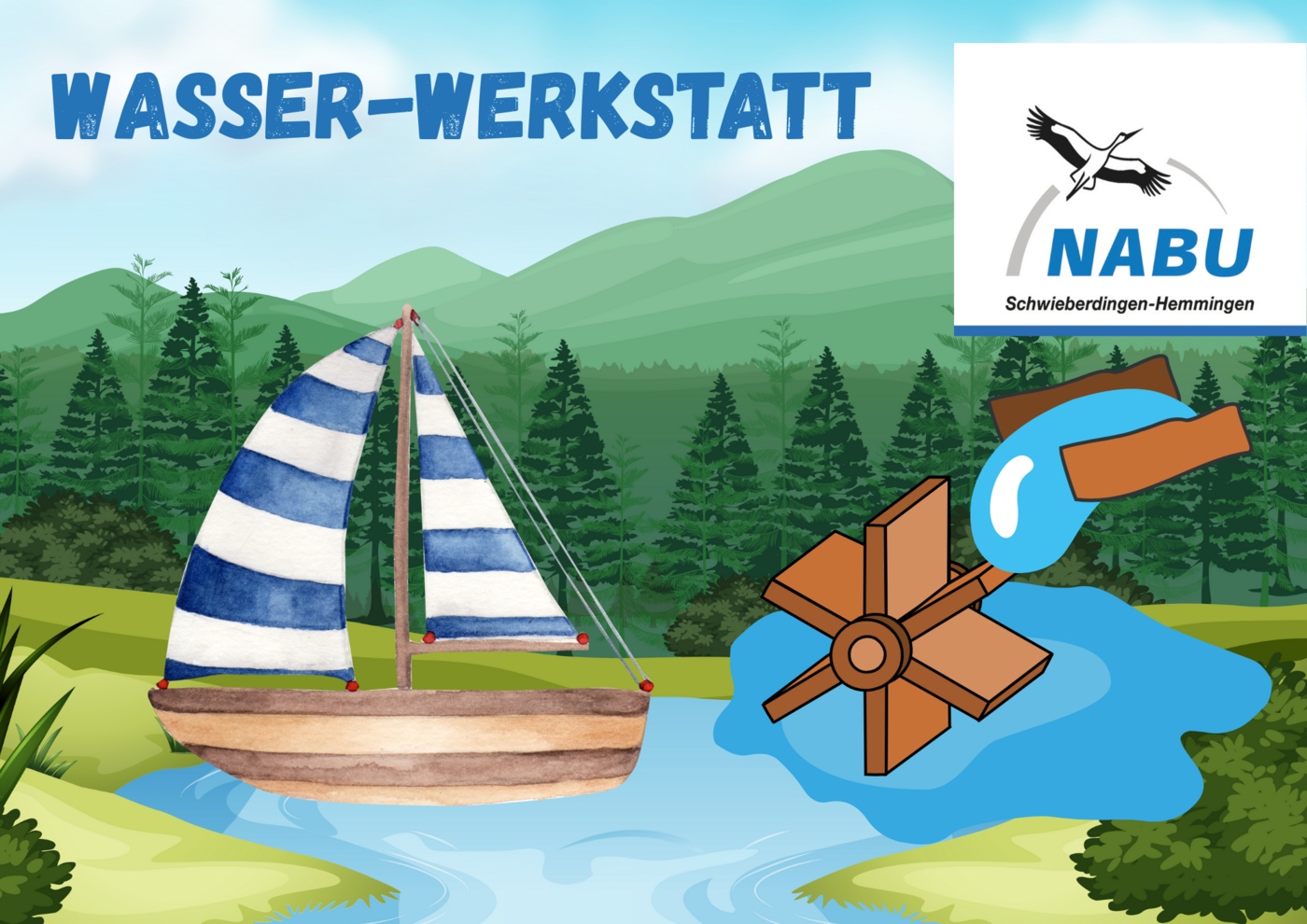 Tüfteln, testen, treiben lassen – unsere Wasser-Erfinderwerkstatt an der Glems