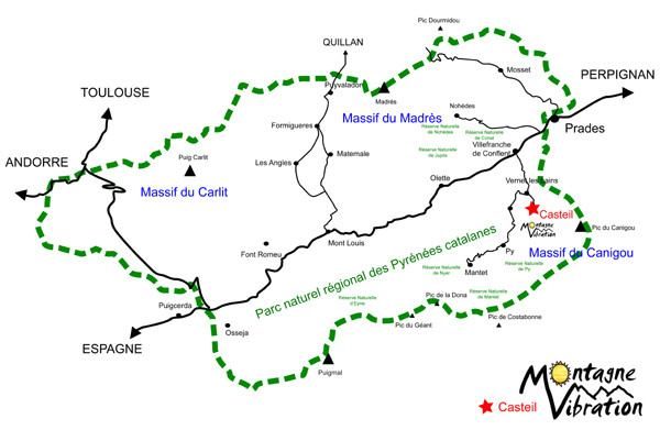 MONTAGNE VIBRATION dans le Massif du Canigou