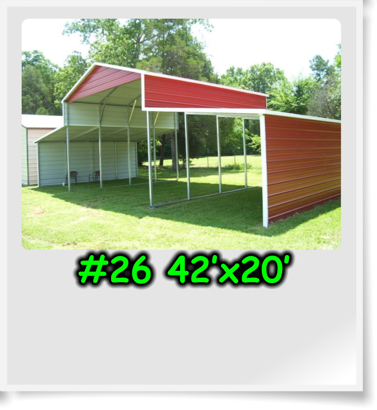Carolina Style Barn Carolina Carport FL Bubba D's Sheds & Barns
