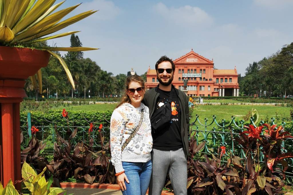 The first time together in India