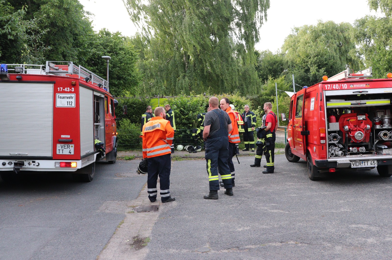 Einsatzübung: Rauch in der Grundschule Blender