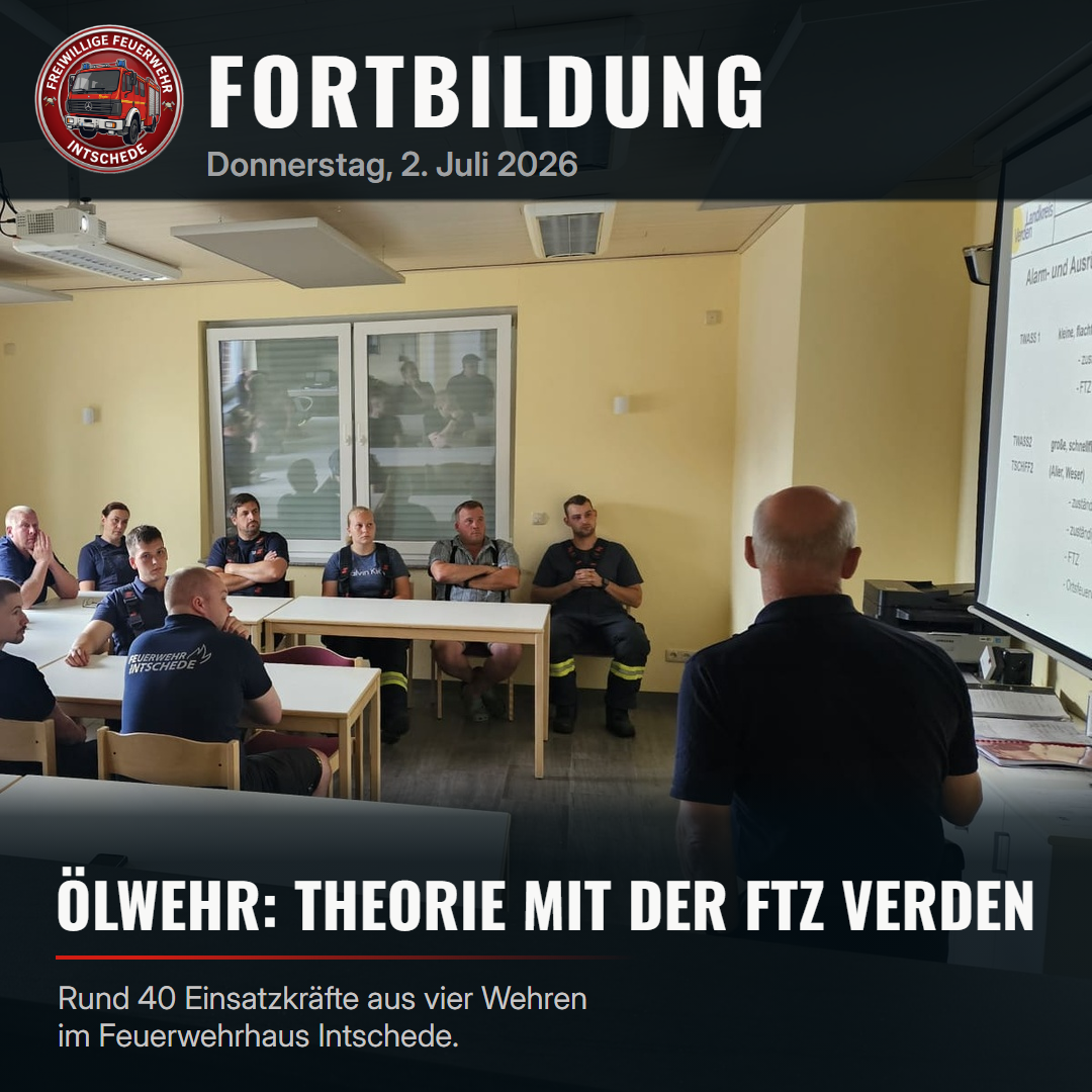 Fortbildung: Ölwehr