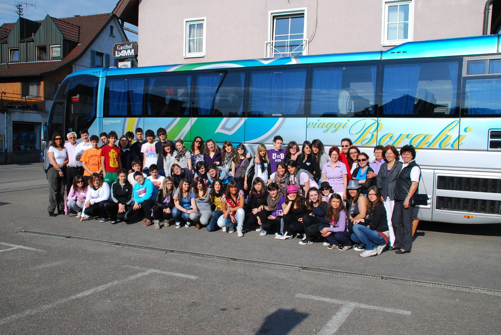 2010 - 29. April - Besuch Schüler aus Castelnovo