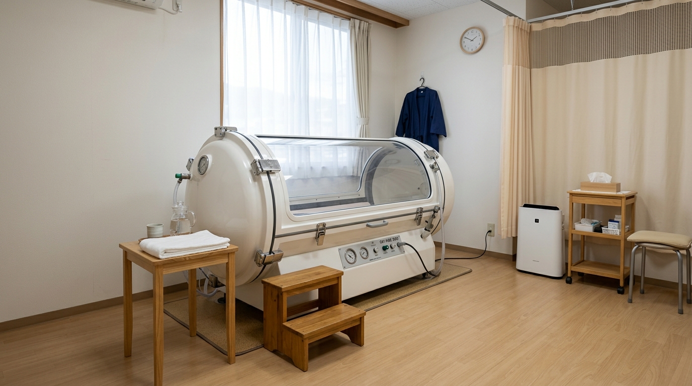 高気圧カプセルの疲労回復効果とは？高気圧の仕組みとクリニック利用前の確認点