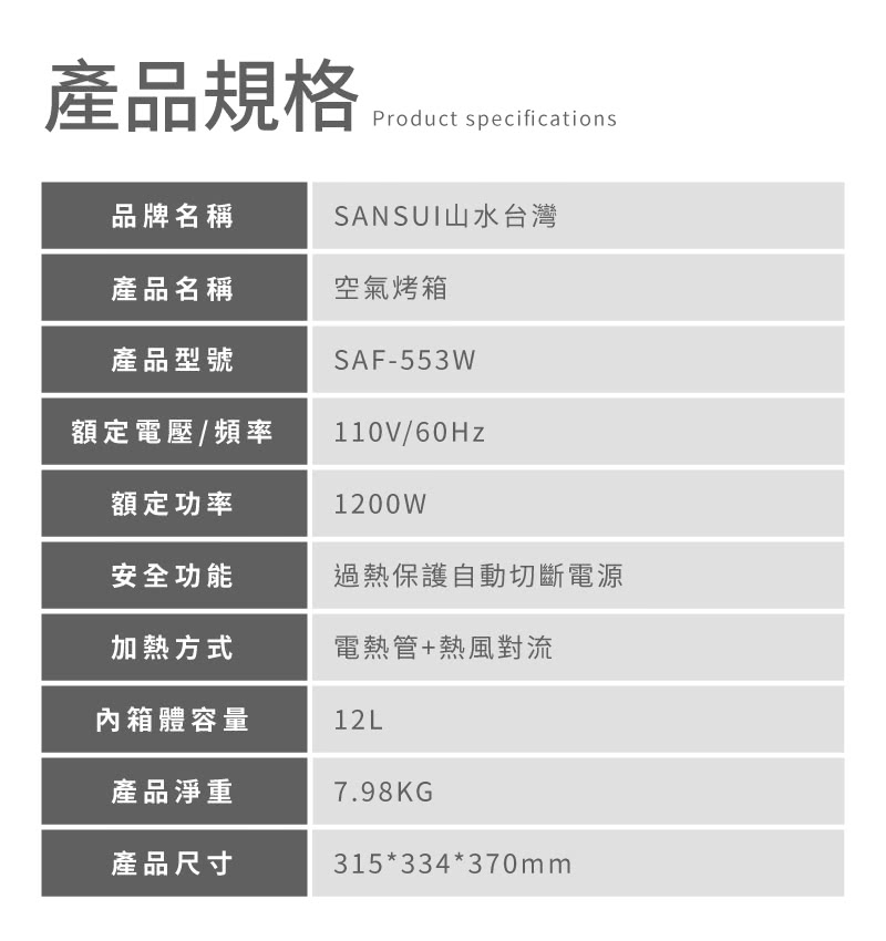 氣炸鍋再升級  氣炸烤箱 蒸/烤/煎/炸/烘 一機完成