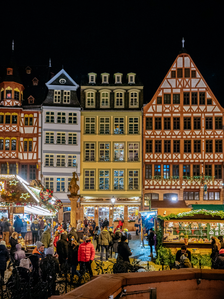 Römer, Römerberg, Frankfurt, Christmas Market, Weihnachtsmarkt, Town Hall, Altstadt, Old Town