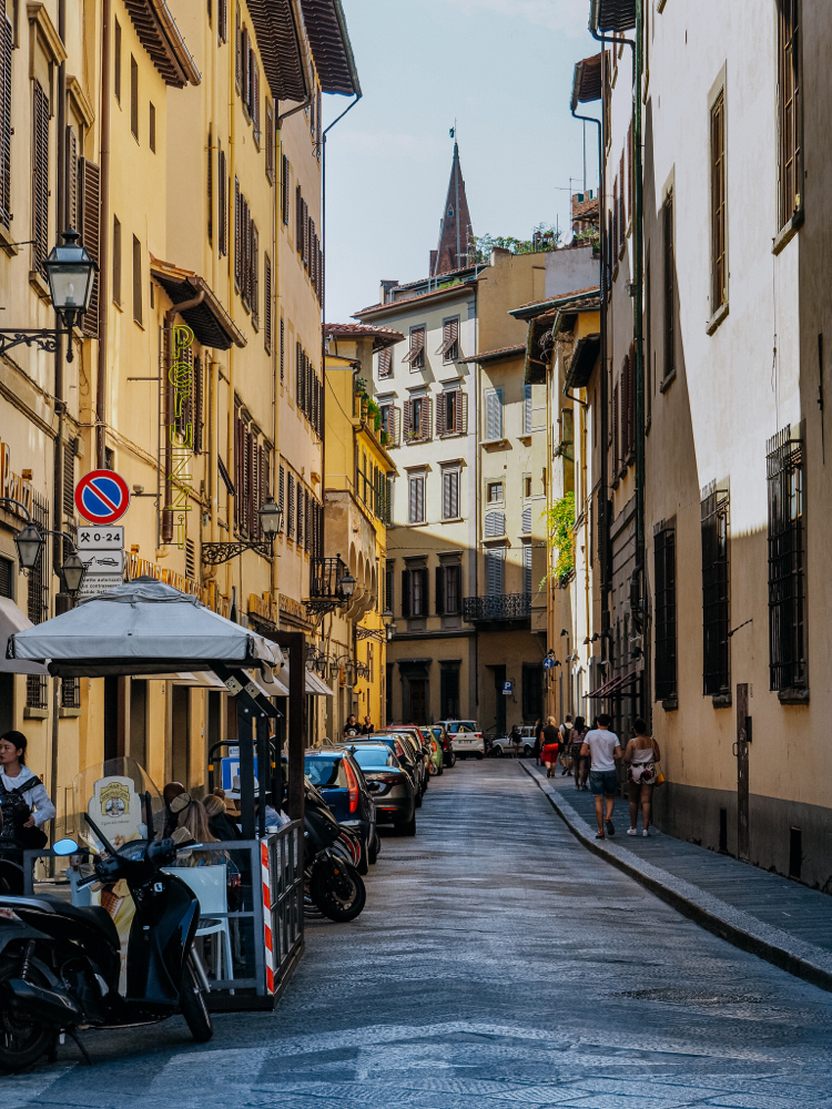 Typical colorful street