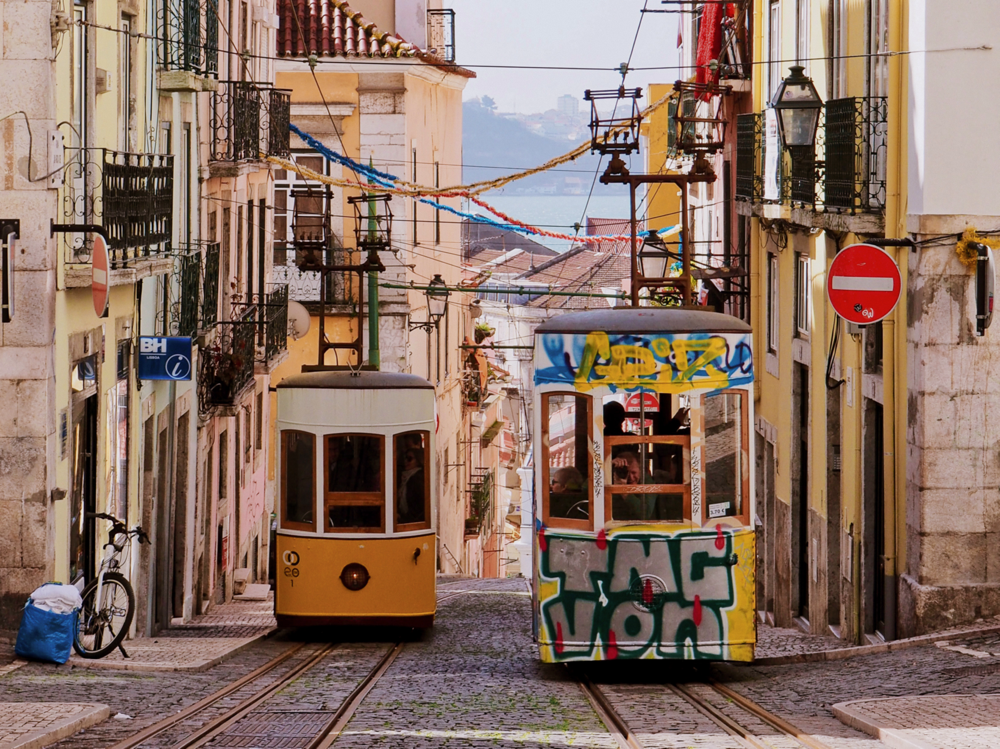 Elevador da Bica, Lisbon, Lisboa, Portugal