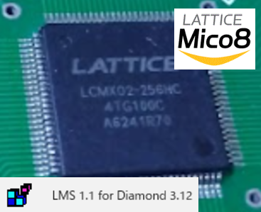 MachXO2-256にLatticeMico8(2)