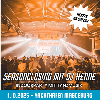11.10.2025 - Season Closing mit DJ Henne - in der Bootshalle